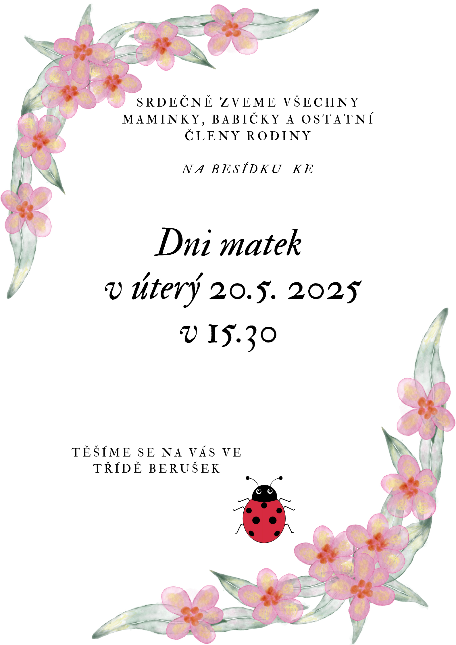 Den matek ve třídě Berušky