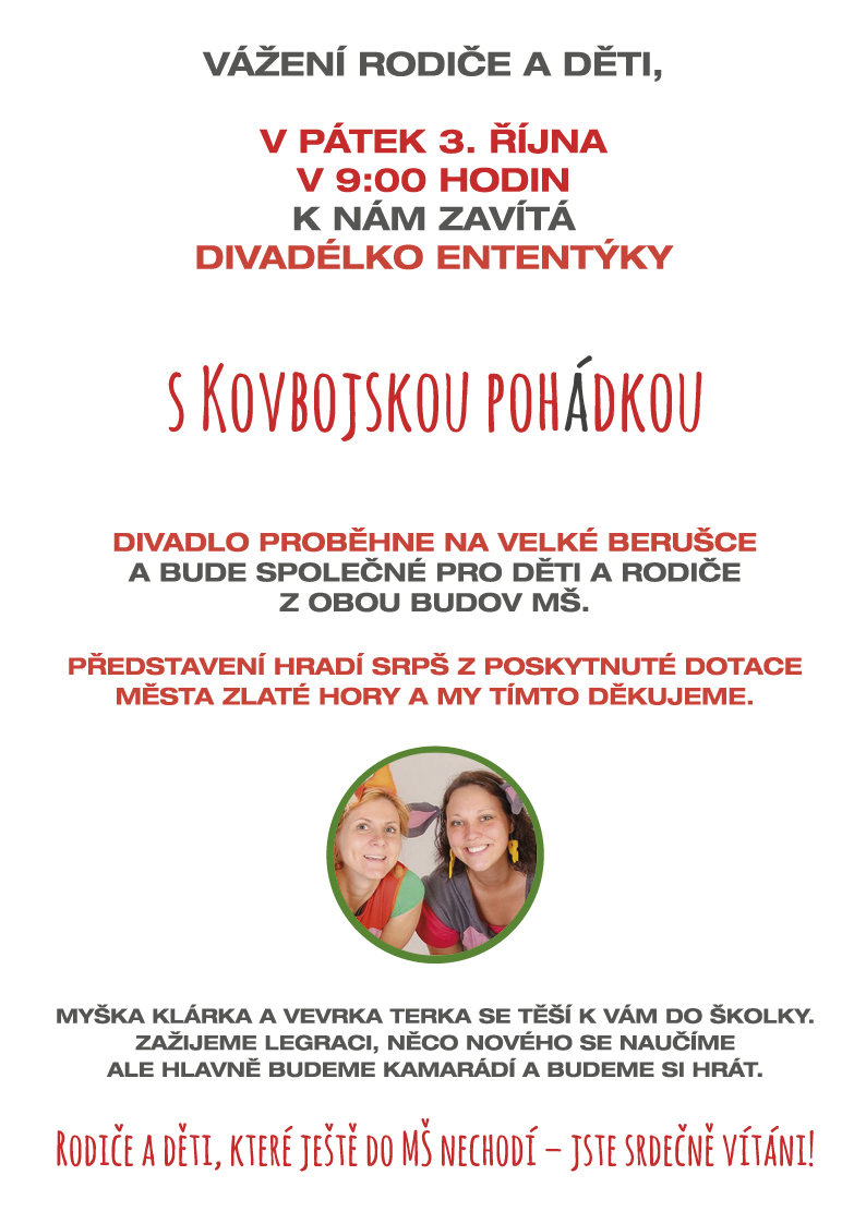 myška Klárka a veverka Terka a Kovbojská pohádka
