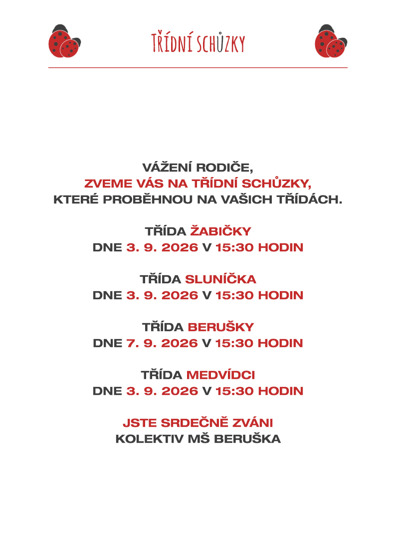Třídní schůzky